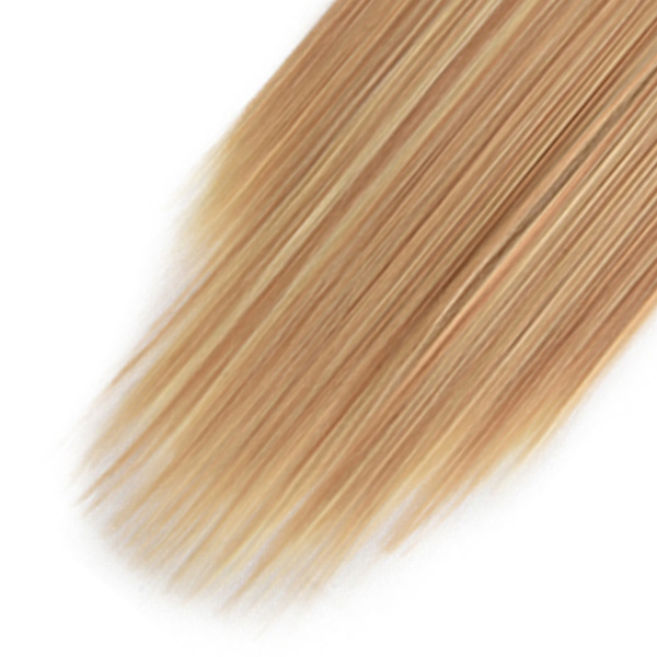 6 STK Clip in Hair Extensions Lang rett parykk for daglig bruk Matt høytemperatur silke 16.27H613#