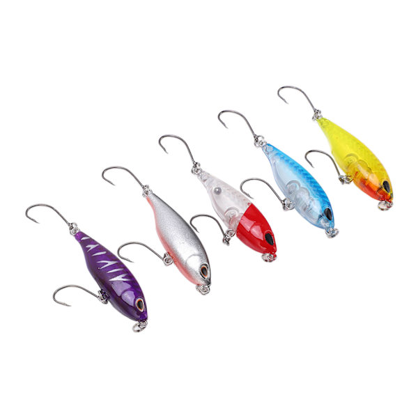 5PCS Kunstig Synkende Blyant Fiske Agn Lang Kast Hard Agn Wobbler Havfiske Agn