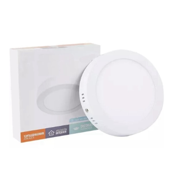 LED-takmontert lampe med høy lystransmisjon og varmeavledning - Rund LED-taklampe for hjemmet