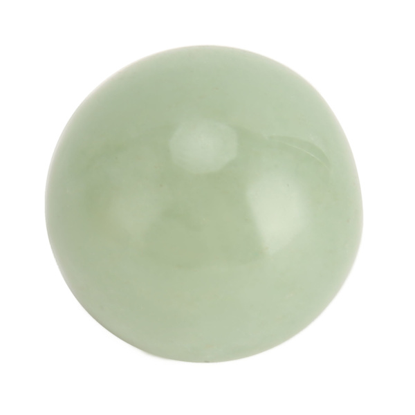Chakra Round Bead DIY Smooth Yoga Meditation Energy Healing Bead Stone Tillbehör för smycken Gör Green Aventurine