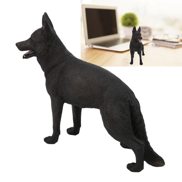 Schæferhund Model Ornament Høj Simulation Hund Model Legetøj Dekoration884