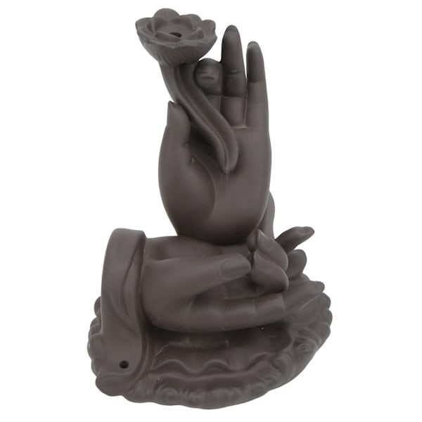 Buddha hånd vandfald røgelse brændere røg vandfald moderat størrelse tilbagestrømning røgelse holder til soveværelser studier kontorer