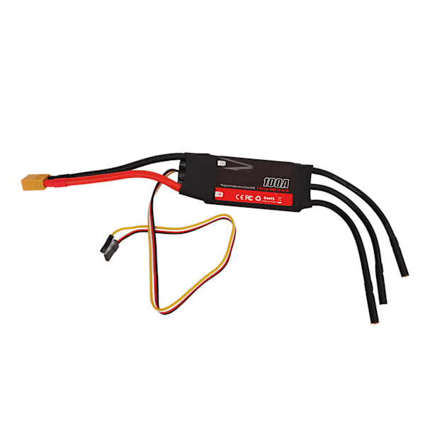 100A RC elektrisk fartskontroller børsteløs motor ESC erstatningsdel for DIY RC fly fastvinget drone