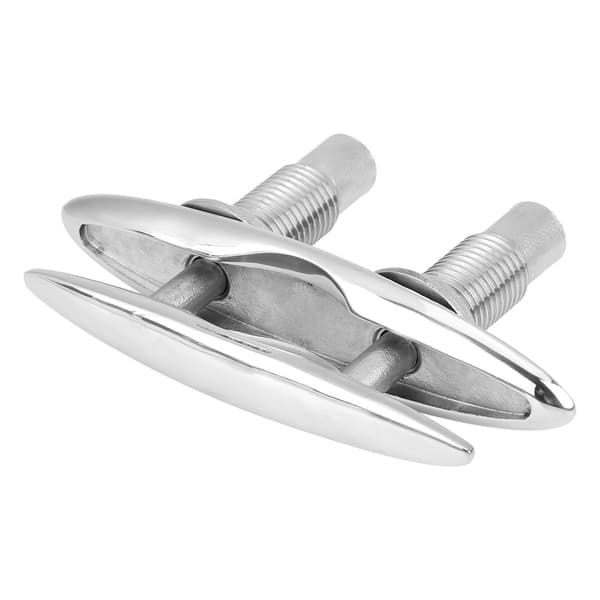 6\" Båd Skib Fortøjning Dock Neat Klampe 316 Rustfrit Stål Dobbelt Dæk Tryk Træk Kabel Bolt