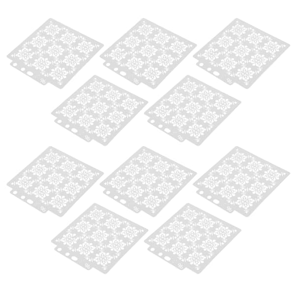 10 kpl Mandala-sapluuna maalauspiirustuskaava DIY-askartelutarvikkeet