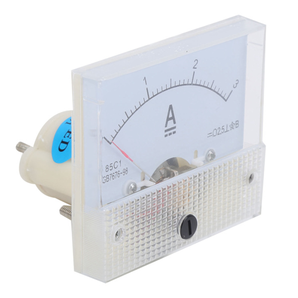 85C1 DC 0~3A Högprecisions Strömmätare ABS Pekartyp Amperemeter Analog Panel Amperemeter