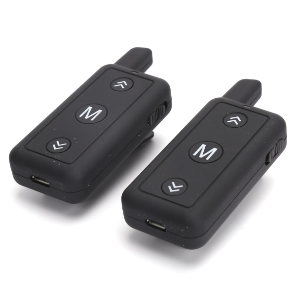 1 par mini walkie talkies lang række bærbar tovejs radio til indkøbscenter Hotel RestaurantV109