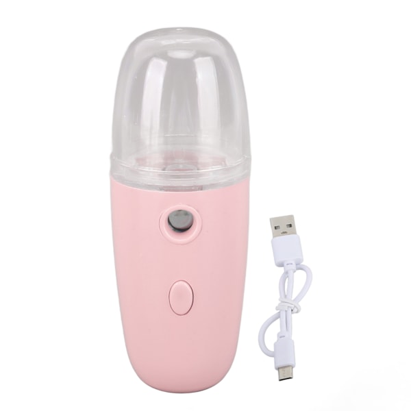 30ML Ansigtsfugtende Mists Sprayer 150mAh Bærbar Ansigtsbefugter til Vandreture Pink