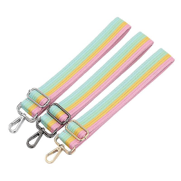 Justerbar Canvas Crossbody Rem - 3 Pak