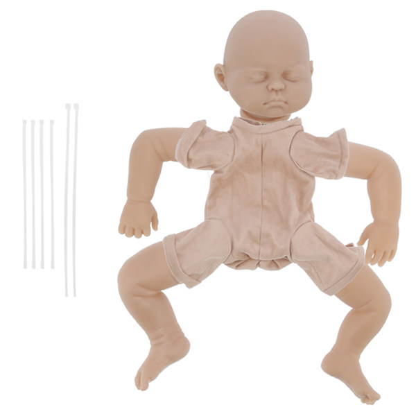 20 tuuman simuloitu maalaamaton Reborn-nukkesarja Keskeneräinen DIY-vauvanukke Muottiosaset