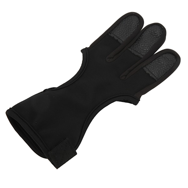 Bue Arrow Finger Guard Konkurrence Bueskydning 3 Fingers Handske Justerbar Traditionelt JagtværktøjM