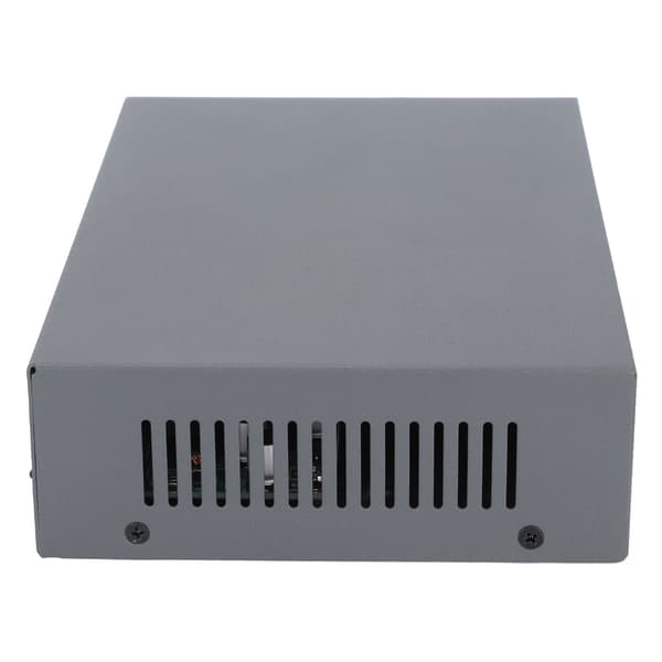 POE Switch IEEE802.3af/at 100Mbps Lille Kompakt Lydløs Desktop Blæserløs 6 Porte POE Switch til Access Point 100‑240V AU Stik
