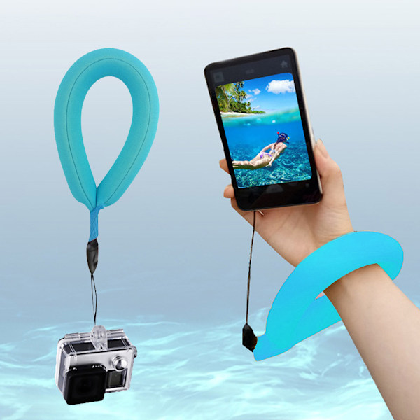 Vattentät Camera Float Universal flytande rem för undervattenskamera Flytande rem med hög synlighet