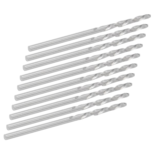 10st rakt skaft vridborr Bead Punch Borr Bits Tillbehörsdelar Set 1,9 mm