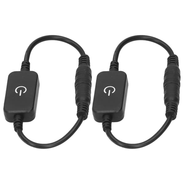 2 stk. LED Strip Touch Dimmer Dæmpning Tænd/Sluk-kontakt Controller til DC 5V-24V Enkeltfarvet Strip Light