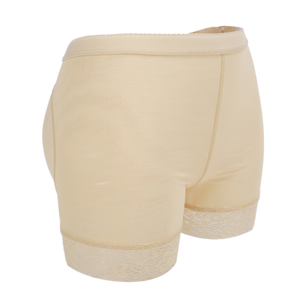 Hofteløftende underbukser Blondekant Elastisk pustende Khaki Butt Lifter Truse for Dame XL