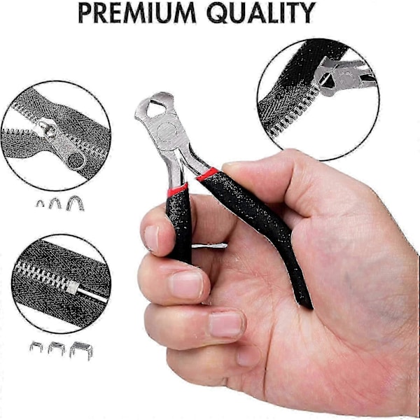 85 delar dragkedjereparationsset 3mm, 5mm, 8mm metall dragkedja ersättningskit