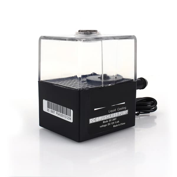 Sc-300t 12v Dc Ultra Stille Vandpumpe&Pumpetank Til Pc Cpu Væskekøling