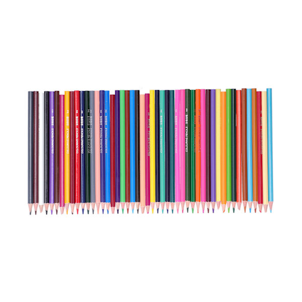 48Pcs Watercolor Pencils Bright Vibrant Colors 3.3mm Lead Easy Identification Color Pencil Set for Students Artists