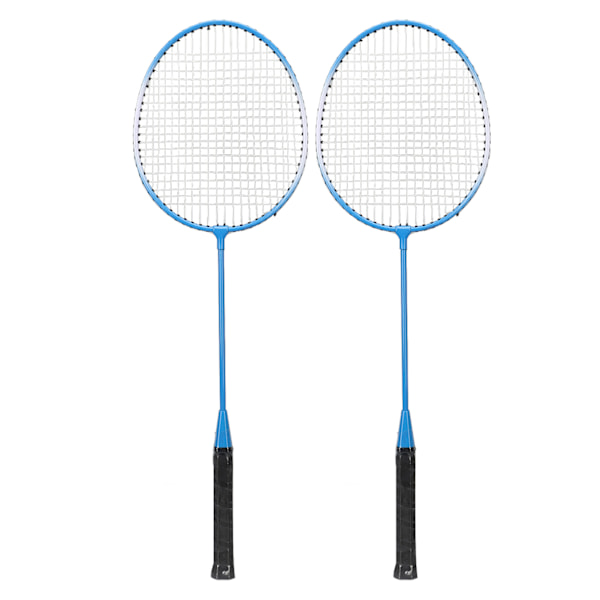 LEIJIAER Badminton Racket Offensiv Järnlegering Lätt Bekväm Grepp Sport Badminton Racket Blå