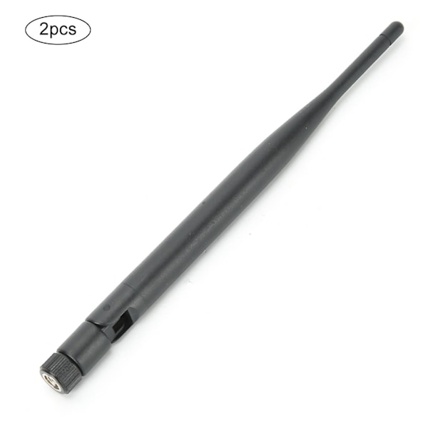 2 stk. Routerantenne Slitesterkt WIFI-system 6DB Høy Forstening 2.4/5.8G Dual&#8209;Band SMA Indre Hull-YM