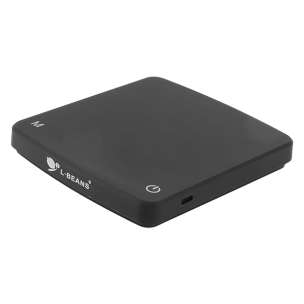 2 kg elektronisk kaffevåg ABS PC 1200 mAh LED-display Uppladdningsbar digital pulvervåg Verktyg med isoleringsplatta