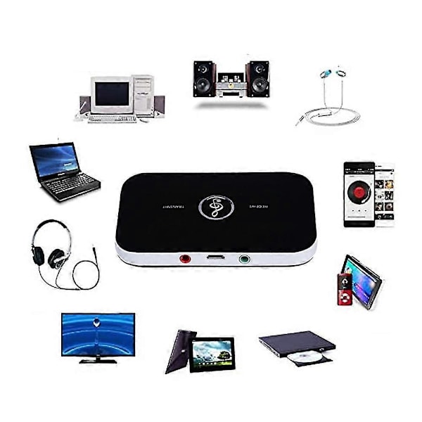Bluetooth 5.0 Audio Transmitter Receiver Trådløs Adapter Til Bil PC TV Hovedtelefoner