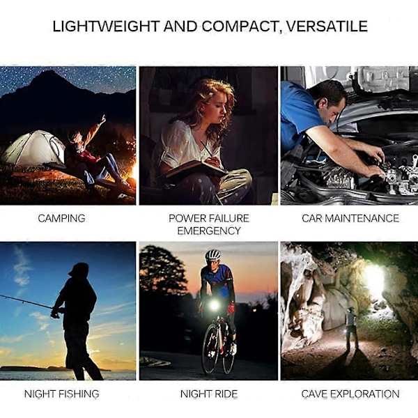 Genopladelig LED Lommelygte COB LED Arbejdslampe Magnetisk Arbejdslampe LED Arbejdslampe Udendørs Arbejdslampe
