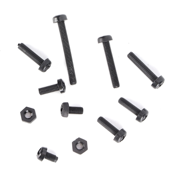 160 kpl muovinen set nylon ristiruuvi kuusiomutterikiinnittimet Hardware Tool M3