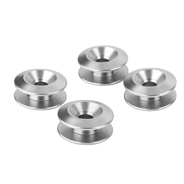 Bil aluminiumslegering skjermer/støtfanger skive/bolt motorrom pyntekit (sølv)