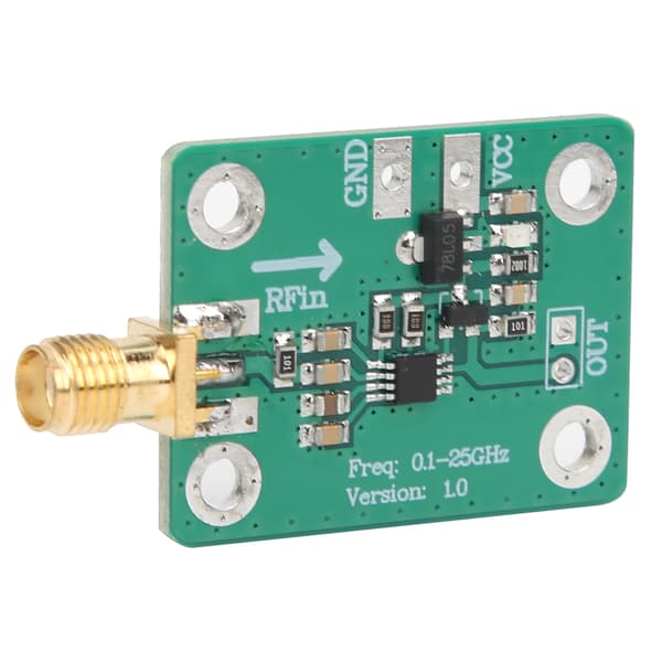 Logaritmisk Detektormodul RF Signal Log Output Effektmåler 0.1-2.5GHz Controller