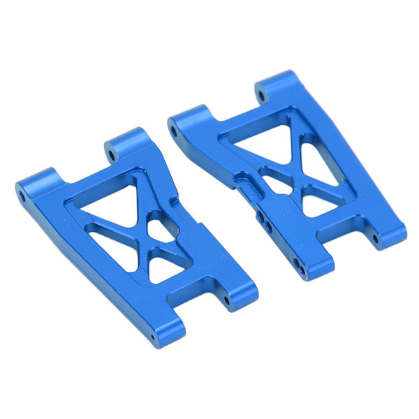 2 sæt RC aluminiums forreste og bageste ophængsarme sæt til Traxxas LaTrax Teton 76054‑1 1/18 RC Monster TrunkBlue
