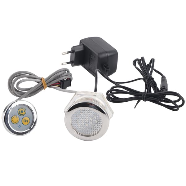 Farverige undervandslys 12V vandtæt LED-lampe med controller til pool boblebad EU 230-240V