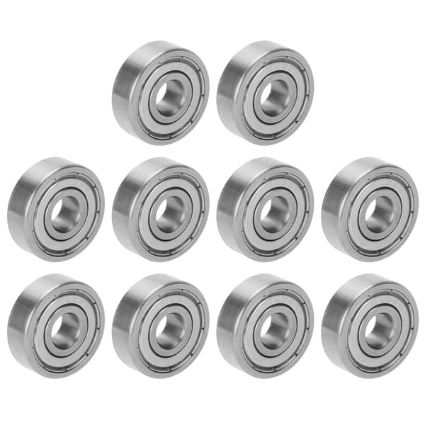 10 stk. Kuglelejer Rustfrit Stål Slidstærk Stille Skateboard Driver Tilbehør S628Z