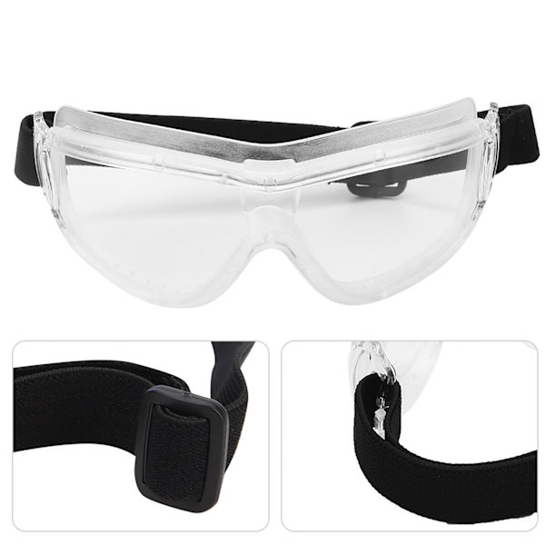 Børns sikkerhedsbriller AntiSpittle Kid Antifog Transparent Udendørs beskyttelsesbriller(blanc )