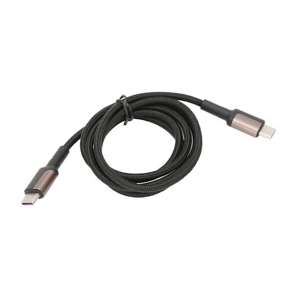 KUULAA Hurtigopladning Zine Legering TypeC til TypeC Nylon Flettet Tråd Mobiltelefon Data Tråd (3m)