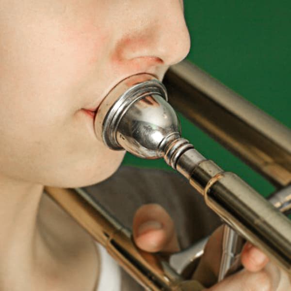 12C Alt trombone sølvbelagt messing munnstykke musikkinstrument tilbehør