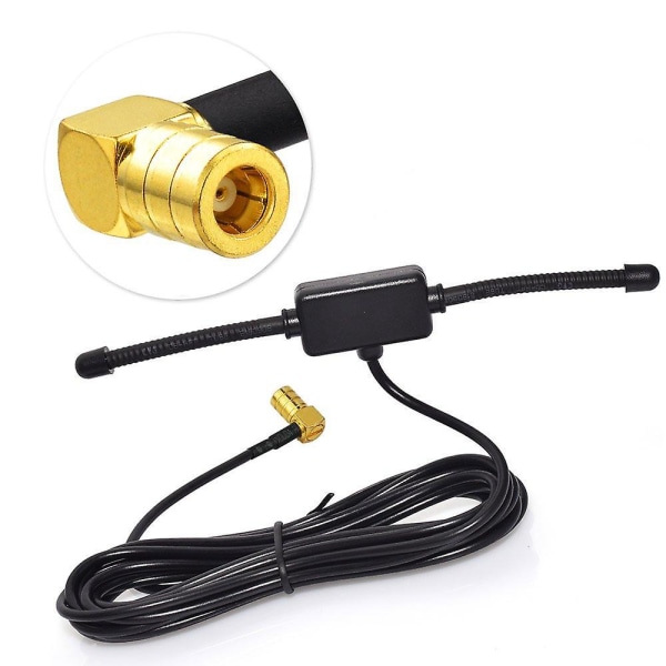 Eightwood DAB bilradioantenne med SMB-adapter og 433MHz patchantenne