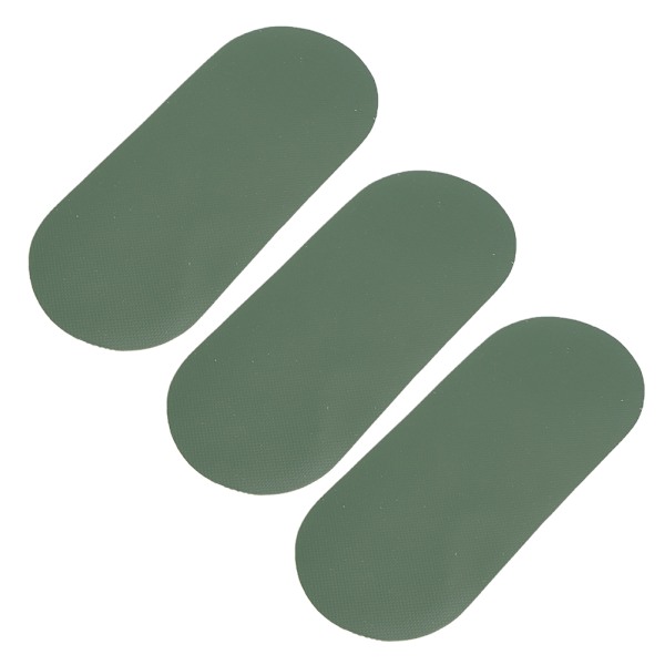 3 st PVC-lagningslappar militärgrön för gummibåt uppblåsbar jolle soffa simring