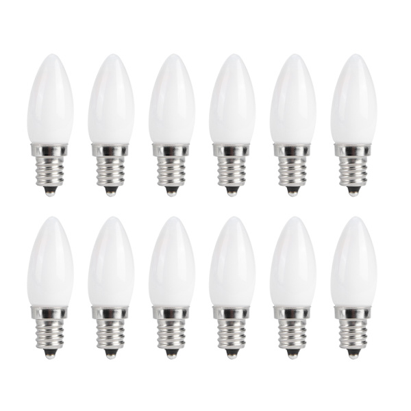 10 st E12 LED-ljuskällor 1,5 W AC 230 V för hem, bil, skåp, hotellbelysning
