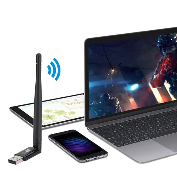 RTL8821CU 600M vapaa-ajuri kaksikaistainen PC langaton lähiverkko-kortti USB Bluetooth-sovittimelle