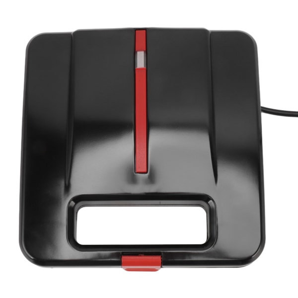 Sandwich Maker Liten 4 Skive Panini Press Grill Non Stick Plate Justerbar Temperatur Kjølig Berøringshåndtak EU Plugg 220V