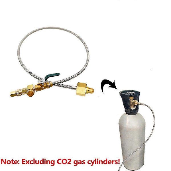 Nitrogen Flaske Fyldningsstik M11X1 Gevind Hurtigforbindelsesadapter G5/8 Stålrør Oppustelig