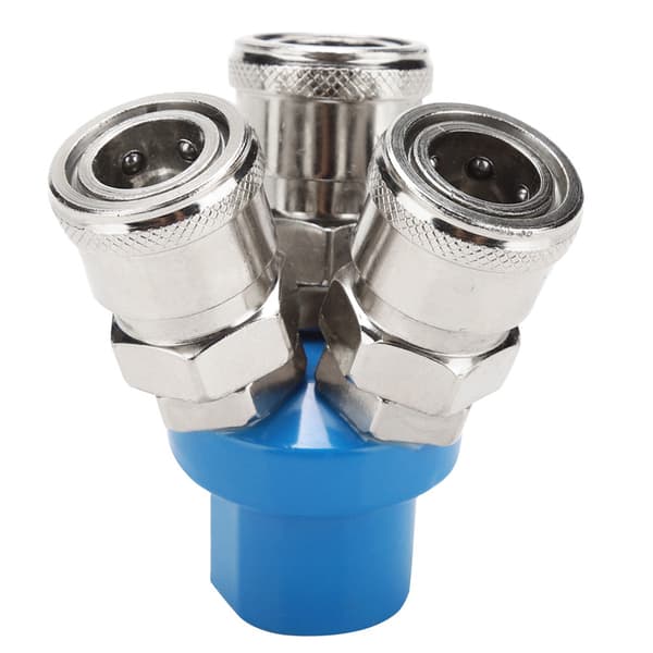 1/4\" C Typ Pneumatisk Snabbkoppling Luftpump Luftkompressorkontakt (3-vägs)