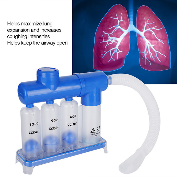 Breathing Trainer Vital Capacity Exercise Lung Function Respiratory Exerciser Instrument