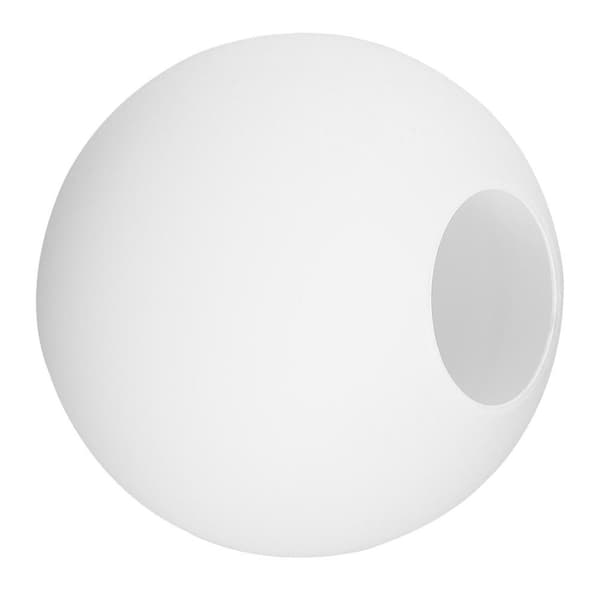 Frostet Glas Kugle Lampeskærm - Mælkehvid, 3,14 Tommer Diameter, Blødt Blændfrit Lys til Pendel- og Gulvlamper