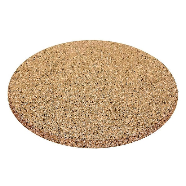 Rund Kork Bordskåner, Gryder, Pander og Planter, 19 cm Diameter X 1 cm Tyk, Sæt med 3 Bordskånere