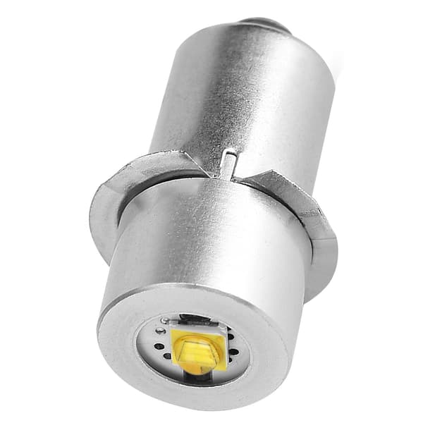 P13.5S 3W LED-taskulampun vaihtopolttimo, taskulamppu, hätätyövalo (lämmin valkoinen 4~12V)