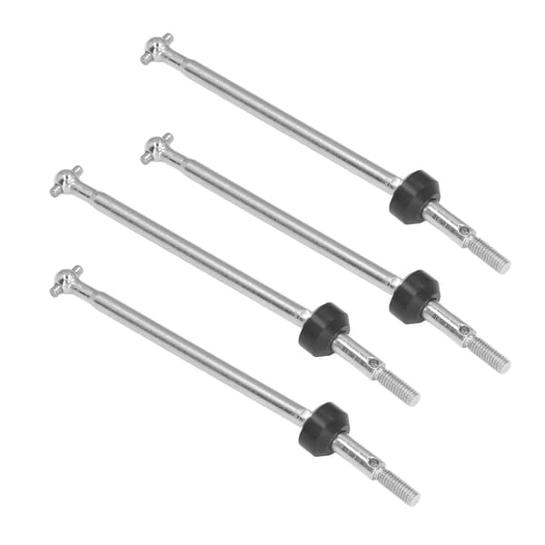 4 stk. RC Front CVD Drivaksel til Wltoys 1/10 RC Bil Glat Kørsel Rustbeskyttelse Stål RC Drivaksel