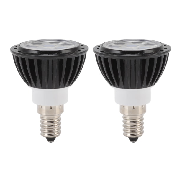 2 st LED-lampor 7W 6000K energibesparande glödlampa för hallar barer kontor hem 110‑240V vitt ljus